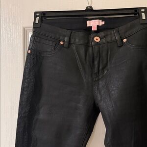 Ted Baker London Black Skinny Jeans with Lace Detail